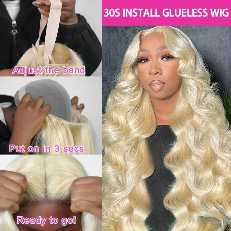13x4 13x6 360 Lace Wig 613 Blo - Body Jewelry Underwear ulasan dan harga