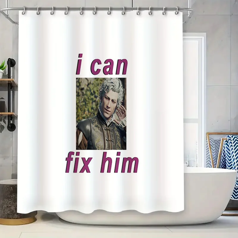 

Gothic Vampire Shower Curtain Dark Academia Home Decor Horror Movie Aesthetic Room Divider Halloween Party Decoration Spooky Got