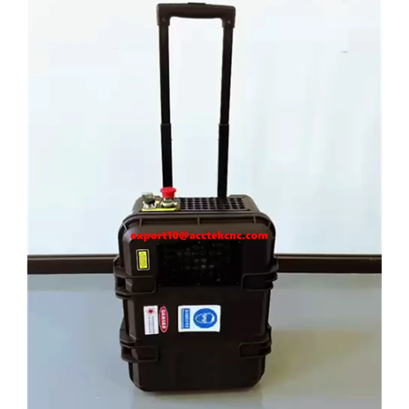 

20Kg Laser Cleaning Mini Trolley case Fiber Laser Rust Cleaner Cleaning Laser Machine with Pulsed Laser 200w