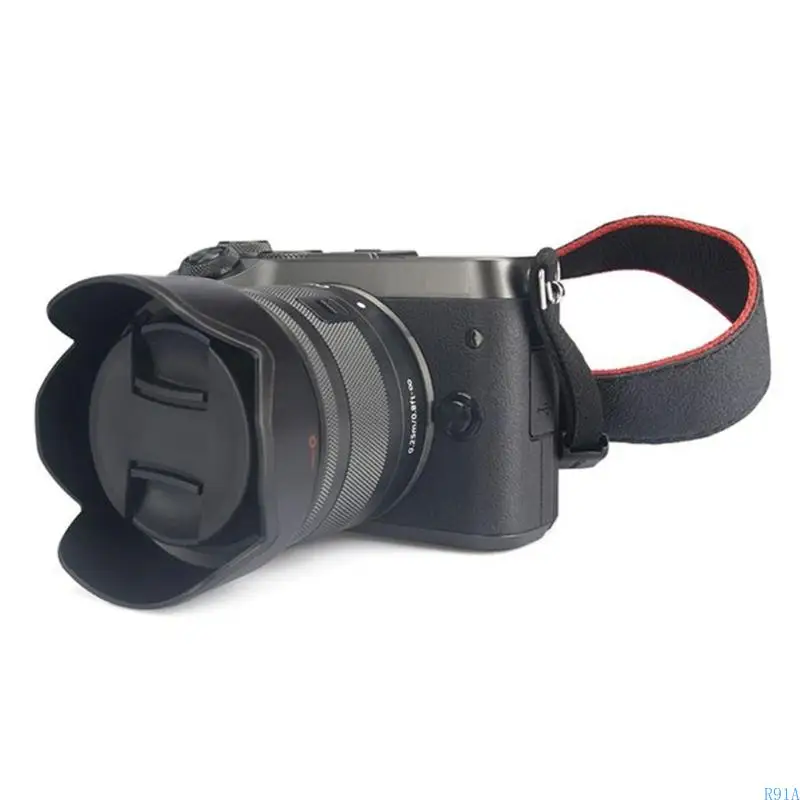 R91A EW53 49mm 렌즈 후드 총검 마운트 렌즈 후드 EF-M 15-45mm f / 3.5-6.3 IS / 15-45 mm