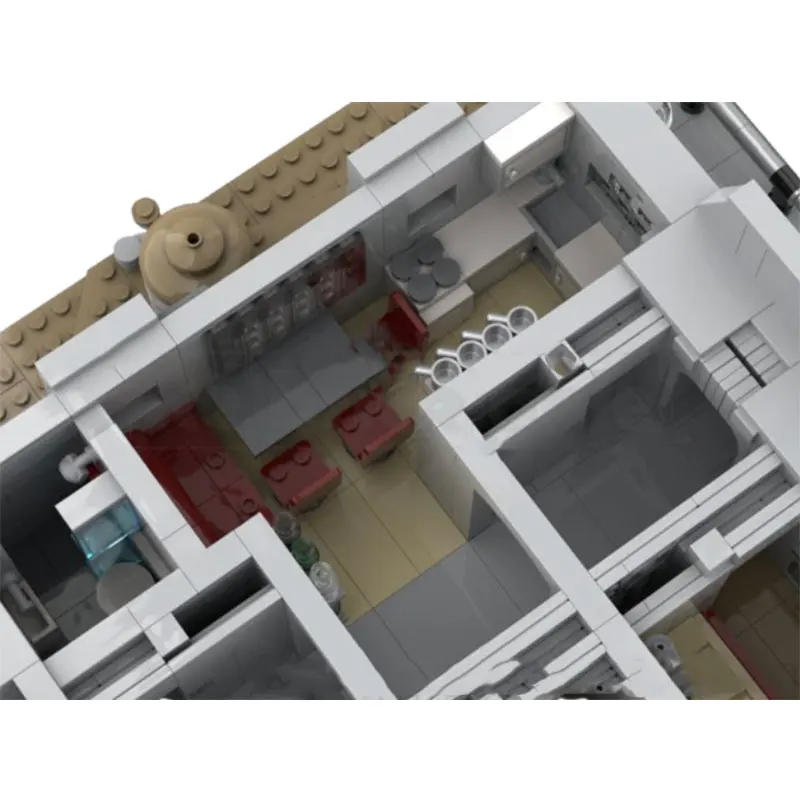 Spot MOC-243083 1583 pz FAI DA TE piccole particelle assemblate blocchi di costruzione puzzle giocattolo modello regalo set ornamenti