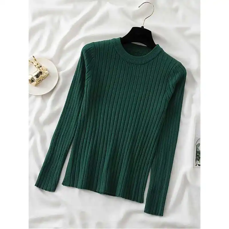 

Мягкий вязаный пуловер на осень-зиму, новинка 2023 года, модная женская одежда из бамбукового волокна с низкой талией