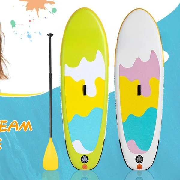 

2,44 м детская доска для серфинга, надувная доска для серфинга, SUP-печать, вертикальная доска для серфинга с полным набором надувной доски для серфинга