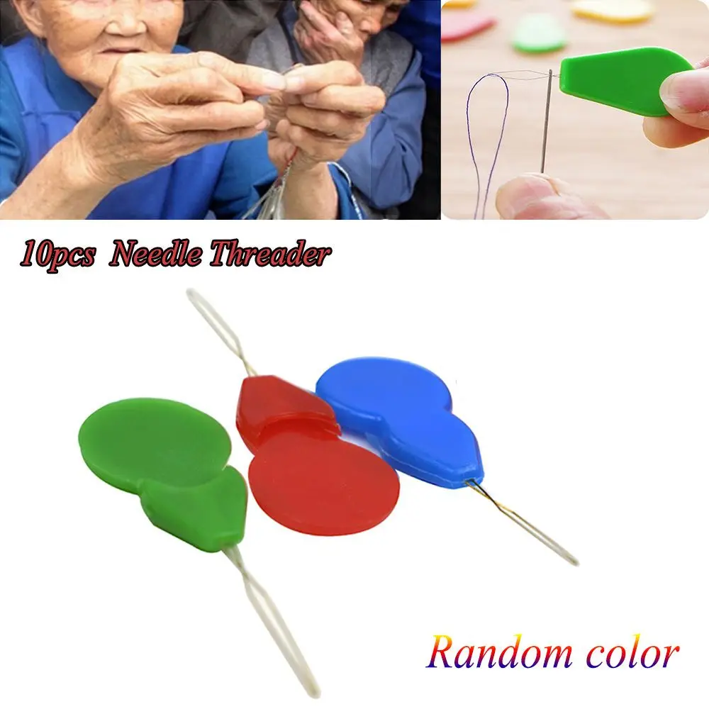 

Useful Convenient Easy Sewing Cross Hand Sewing Bow Stitch Tools Wire Leader Sewing Stitch Needle Threader