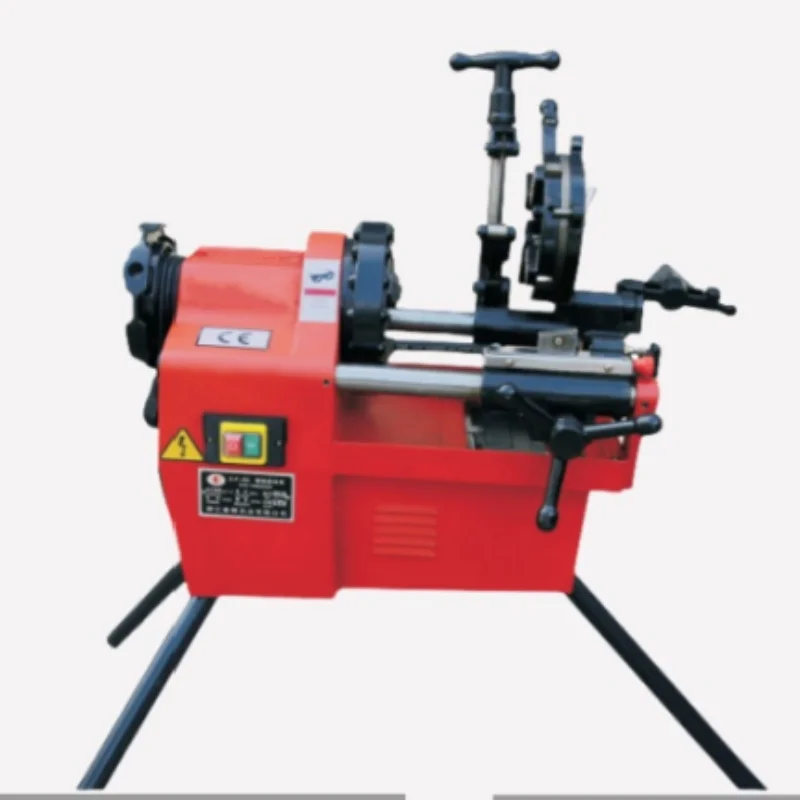 Industrial Grade Electric Pipe Threader Machine With NPT Thread Type 1/2''-4'' Pipe Range 1 Year Warranty