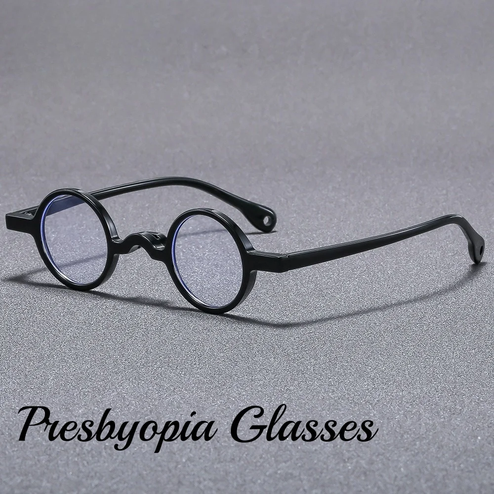 

New Fashionable and Personalized Mini Retro Round Frame Reading Glasses Men's and Women's High-definition Presbyopia Glasses