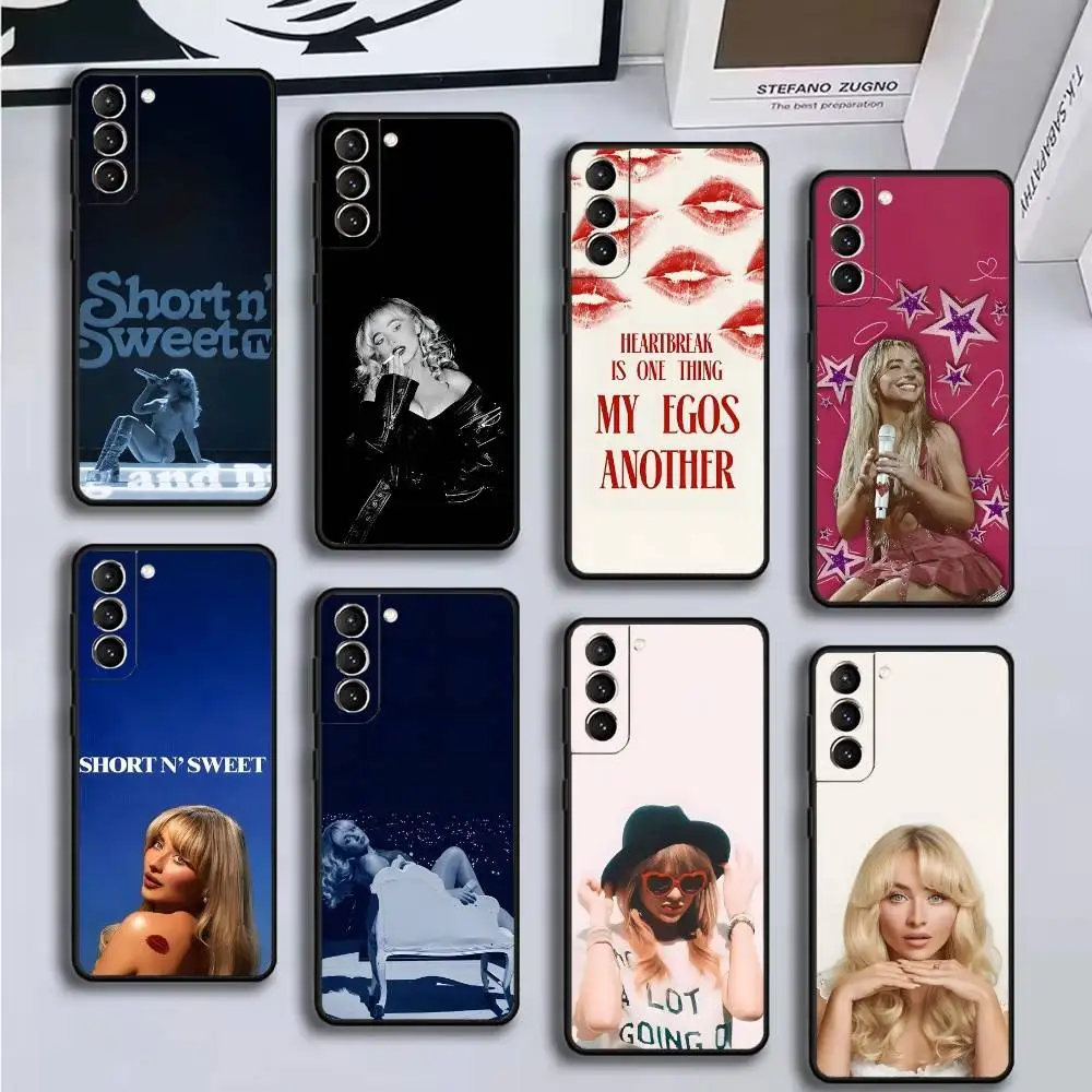 

Please S-Sabrina C-Carpenter Phone Case For Samsung GalaxyA13,21s,22,31,32,52,53,71,72,73,Soft Black Cover
