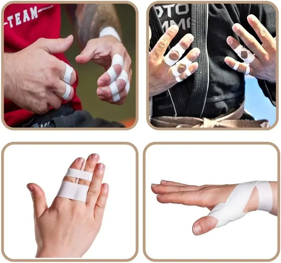 1/3/5pc Finger Tape Athletic Tape for Fingers Feet Sweat Volleyball Finger Tape Sports Climbing Outdoor Sports Strap for Rackets