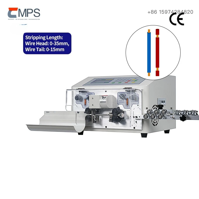 Automatic Cable Stripping Machine JB-608 Computer Cable Manufacturing Equipment 6 Sqmm Wires Cutting And Peeling for Electronic