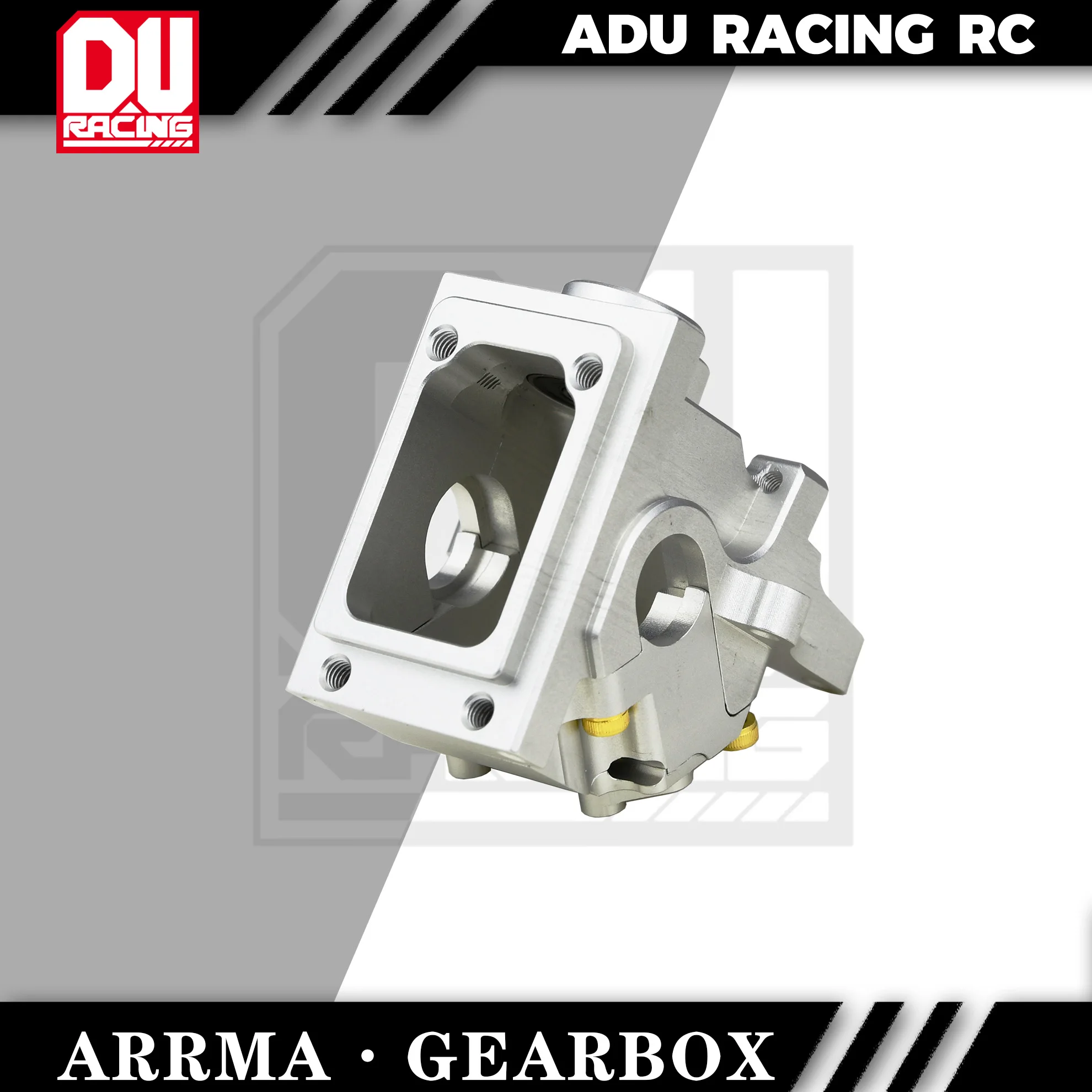 ADU Racing GEARBOX CASE SET CNC 7075 T6 ALUMINUM FOR ARRMA 1/8 AND 1/7 6S