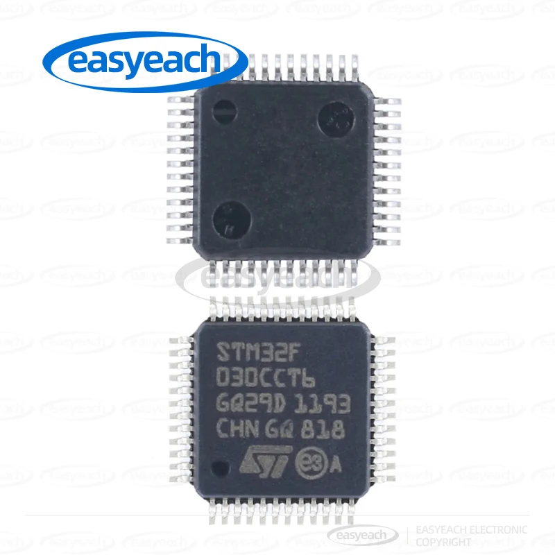 STM32F030CCT6 LQFP-48 48MHz 256KB Flash/microcontrolador de 32 bits-microcontrolador MCU
