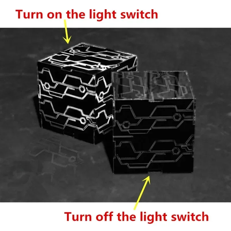 NieR Automata 9 S 2B Реквизит для косплея Белый Свет Черный ящик YoRHa No 9 S No 2 Тип B Magic Cube MN1