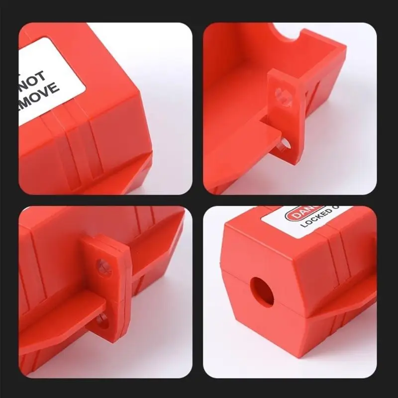 

652F Пластиковая вилка-заглушка Блокировка питания Портативная электрическая вилка Замок Промышленная бытовая вилка Замок вилки