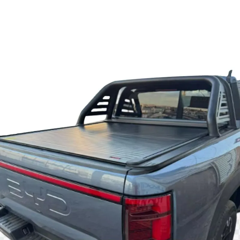 

Anti-Theft Aluminum Alloy Retractable One-touch Start Electrical Pickup Truck Tonneau Cover for BYD Shark