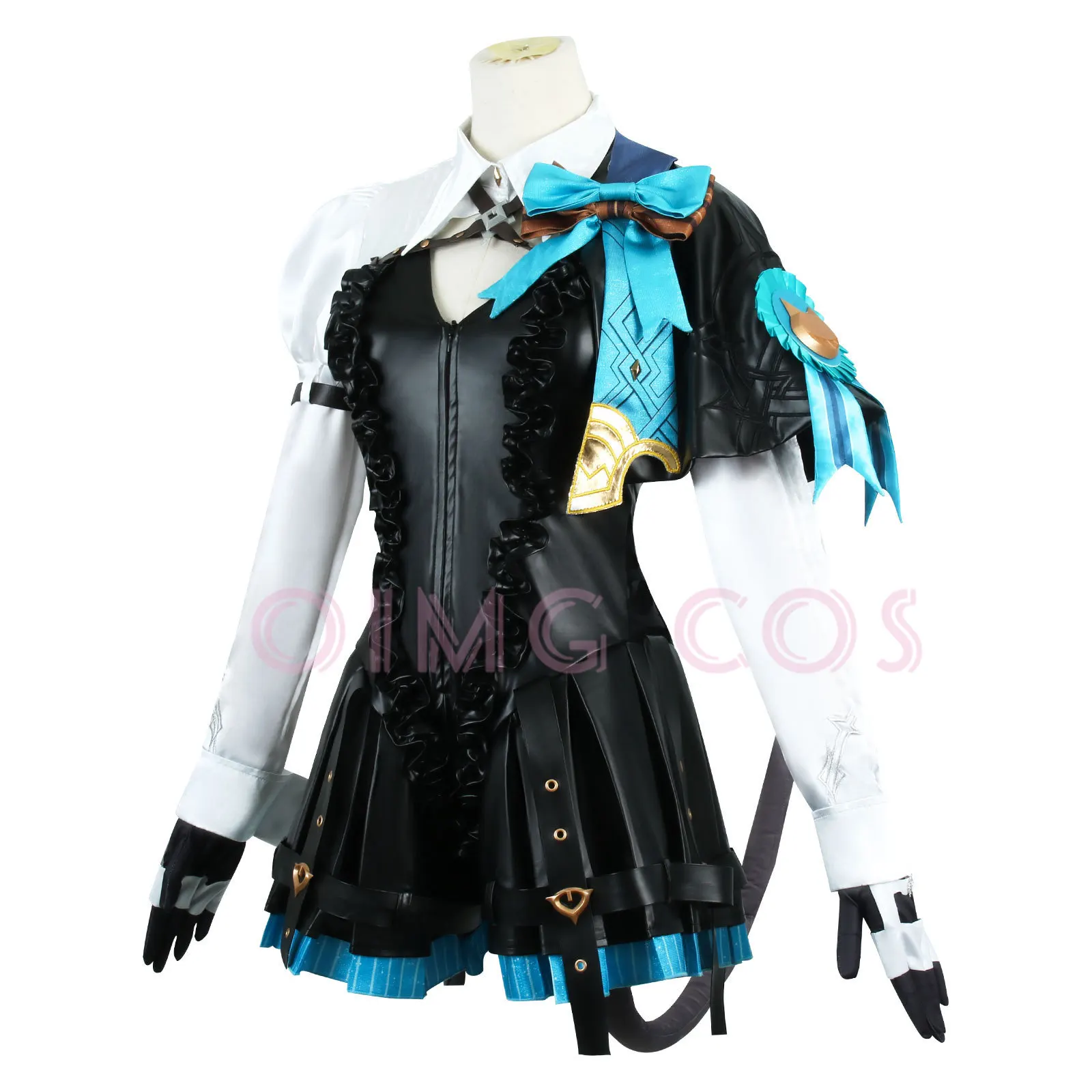 Lynette Cosplay Costume  Genshin Impact Uniform Wig Anime Chinese Style Halloween Costumes Game New Skin