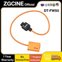 ZGCINE D-Tap to NP-FW50 Dummy Battery Cable for Sony ZV-E10 A6400 A6000 A6100 A6300 A7II A6500 A7RII A7SII A5100 A7 A7R NEX-7