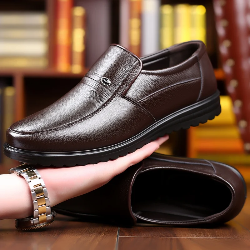 

Мужская модная обувь на мягкой подошве, роскошная официальная кожаная обувь, мужские дышащие лоферы без шнуровки, черная мужская обувь для вождения, Zapatos Homme