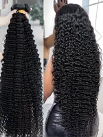 Extensiones de cabello humano rizado Afro crudo 100% virgen mongol de 10-32 "", oferta de extensiones de cabello 3/4, extensión de cabello al por mayor 12A