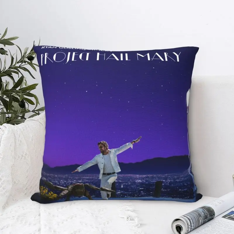 Custom 2026 New Rescue Plan Funny Projects Hail Mary Cushion Cover 45x45cm Soft Cute Throw Pillow