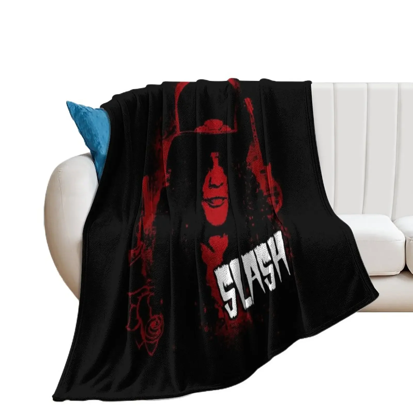 slash guns n roses Throw Blanket for sofa Soft Luxury Throw Blankets