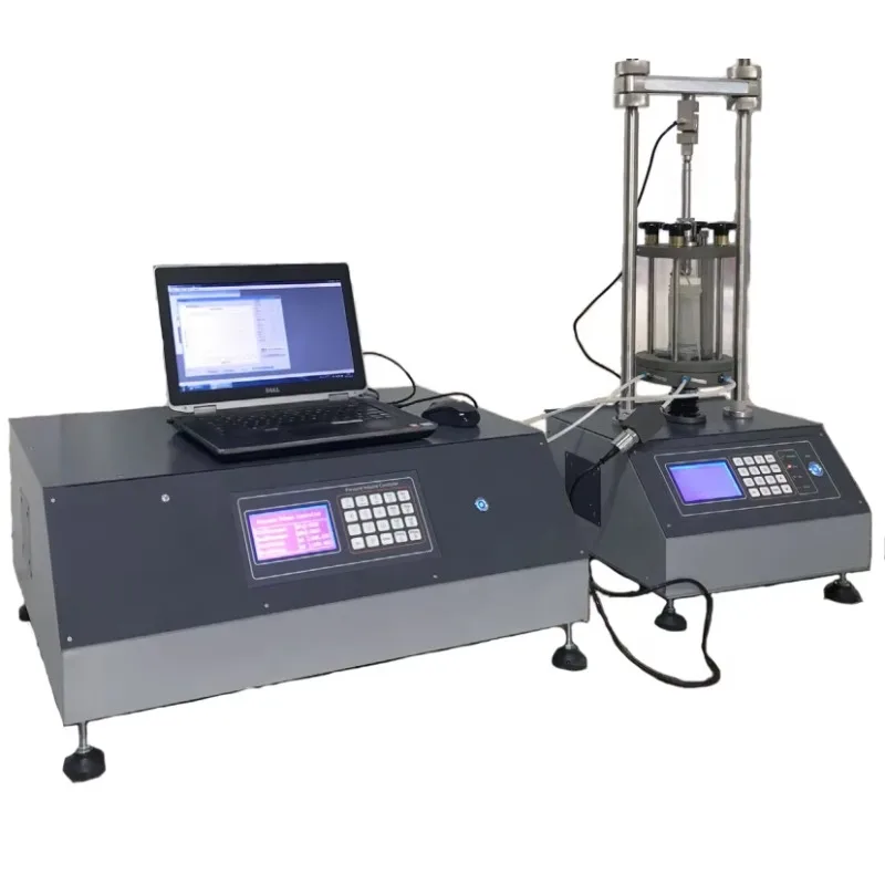 Apparecchio di prova triassiale automatico per macchina di prova triassiale con controller di volume di pressione avanzato