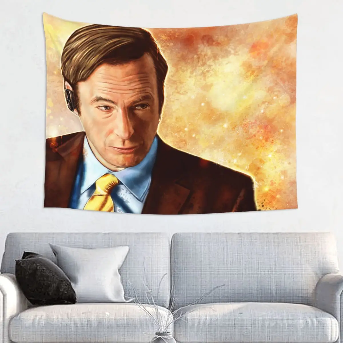 Breaking Bad Movie Tapestry Wall Hanging Print Fabric Tapestries Saul Goodman INS Decoration Room Home Decor Tapiz