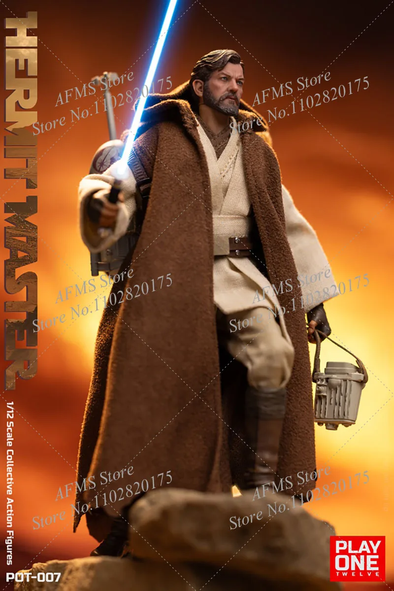 PLAY ONE POT-007 1/12 Maßstab Sammlerfigur Hermit Master Komplettset 6 Zoll Herren-Soldaten-Actionfigur Modellpuppen