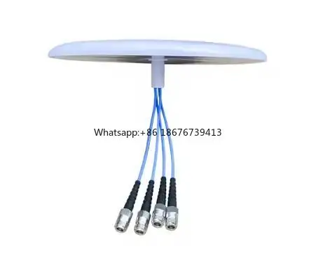 4X4 MIMO Wide Band Omni Directional Ceiling Antenna 5G 698-4000MHz Compatible GSM 2G 3G SDMA 4G Lte 5G Communication Antenna