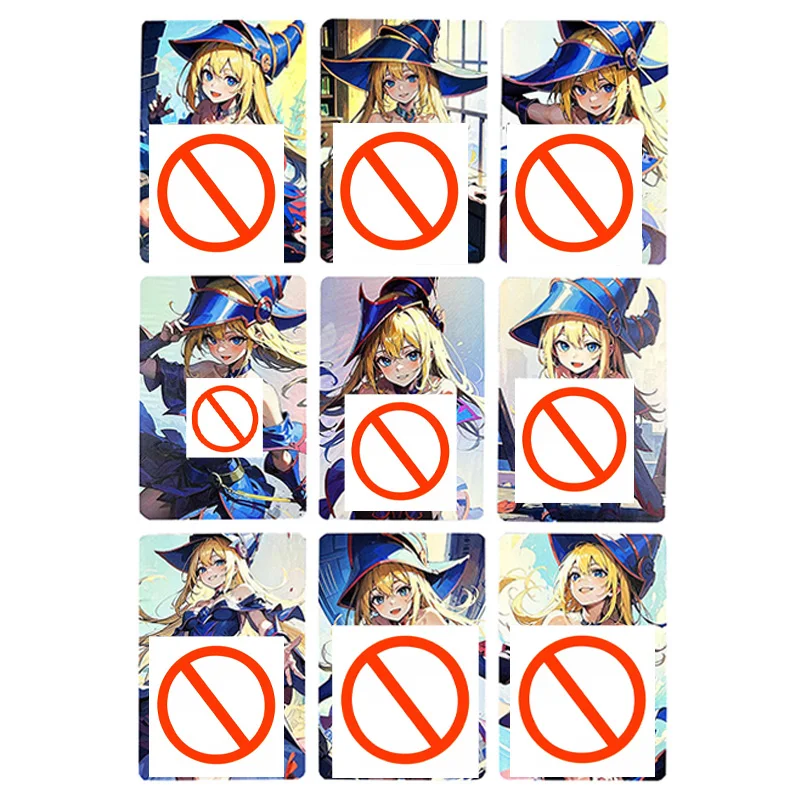 

Набор из 9 штук Yu-Gi-OH! Коллекционная карточка Dark Magician Girl DIY: сделай сам, цветная, с эффектом мерцания, для аниме-игр, подарок, игрушка