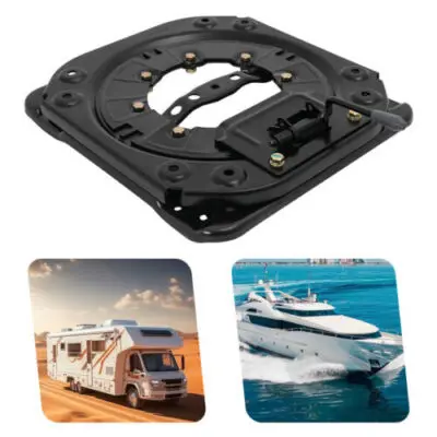 

Seat Swivel Base Steel Plate 360 Degree Rotatable 286lbs Load Capacity for Van RV Bus