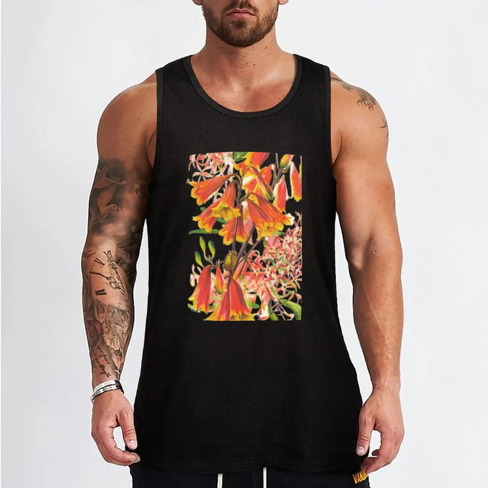 christmas bells australian native christmas bells flowers retro Blandfordia grandiflora Tank Top cool things