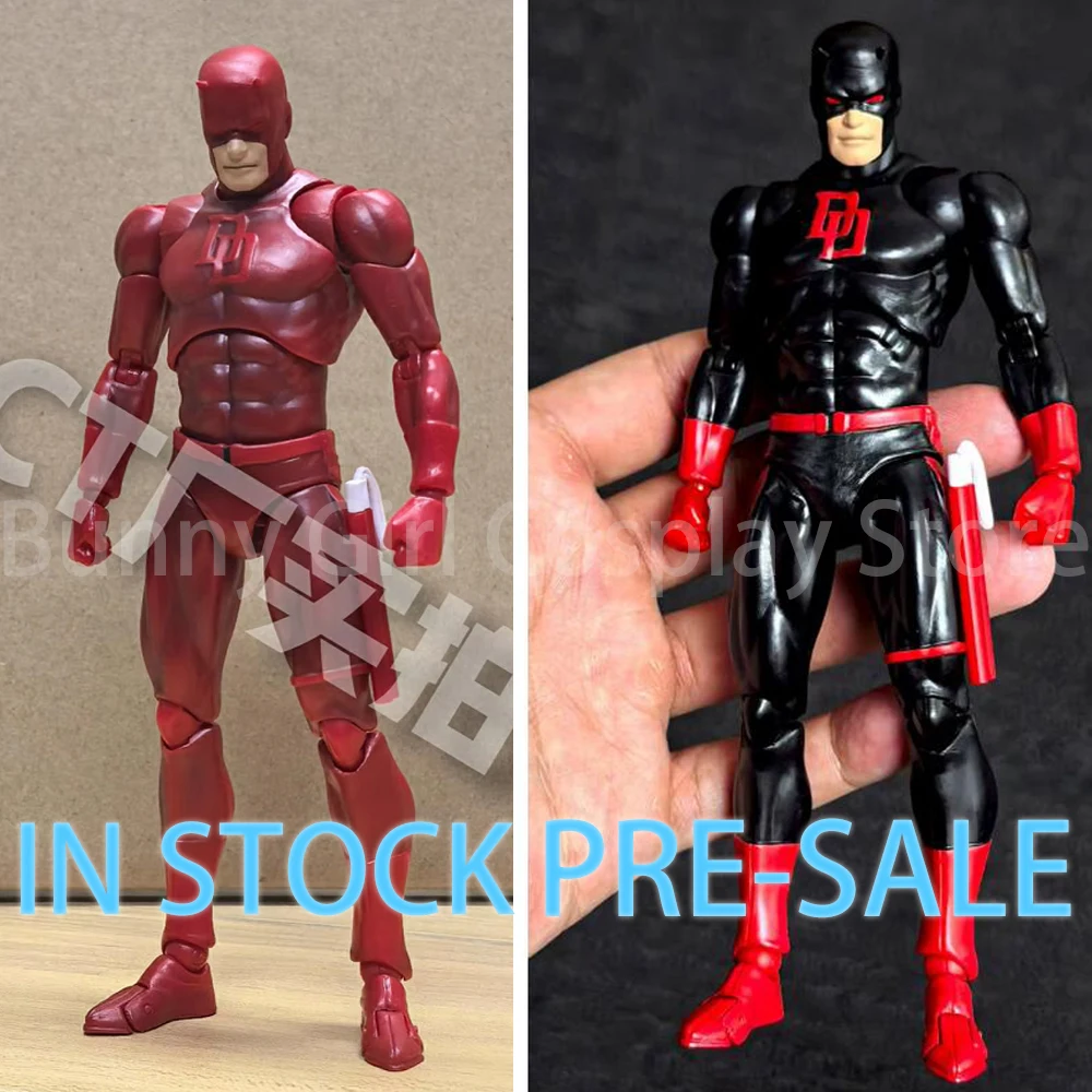 

New Hot Ct Toys Black Daredevil Red Mafex 223 Figure Comic Version Shf Anime Action Figure Model Pvc Statue Toys Kids Xmas Gifts