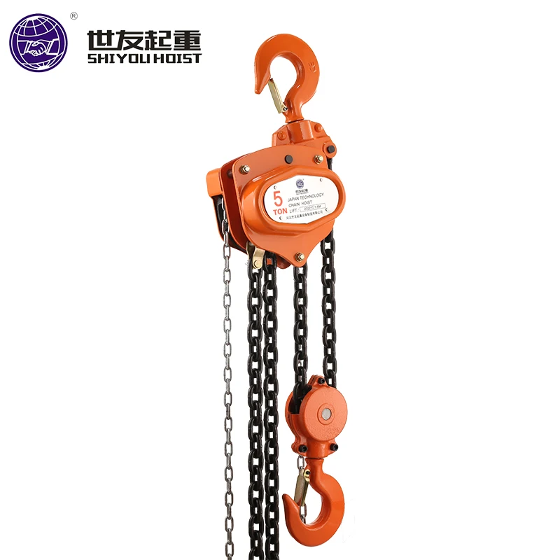 

CE Certificate Light Weight Chain Block Hand Manual Chain Pulley Block Hoist