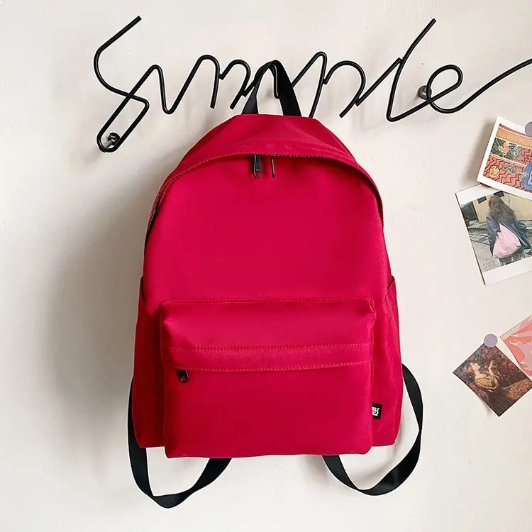 

Вместительный хлопковый школьный рюкзак для девушек, черный холщовый рюкзак для колледжа, модный аксессуар для школы