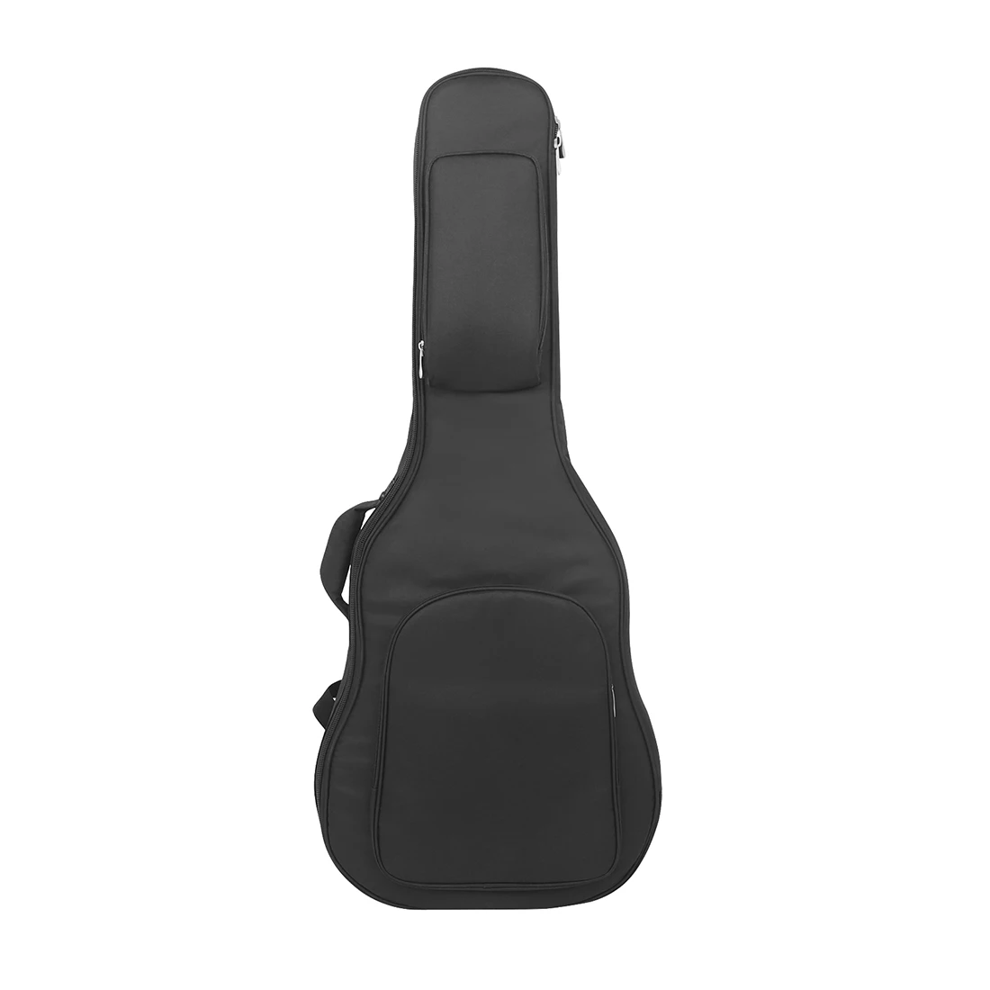 40/41Inch Waterproof Oxford Fabric Guitar Bag With Side Pockets Khaki Backpack With Willow Nails Double Straps Black Guitar Case