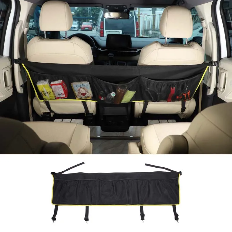 

For Toyota Sienna / Senna 2021 2022 2023 Car front seat rear Hanging Back Seat Storage Bag Oxford cloth storage accessories 1pcs