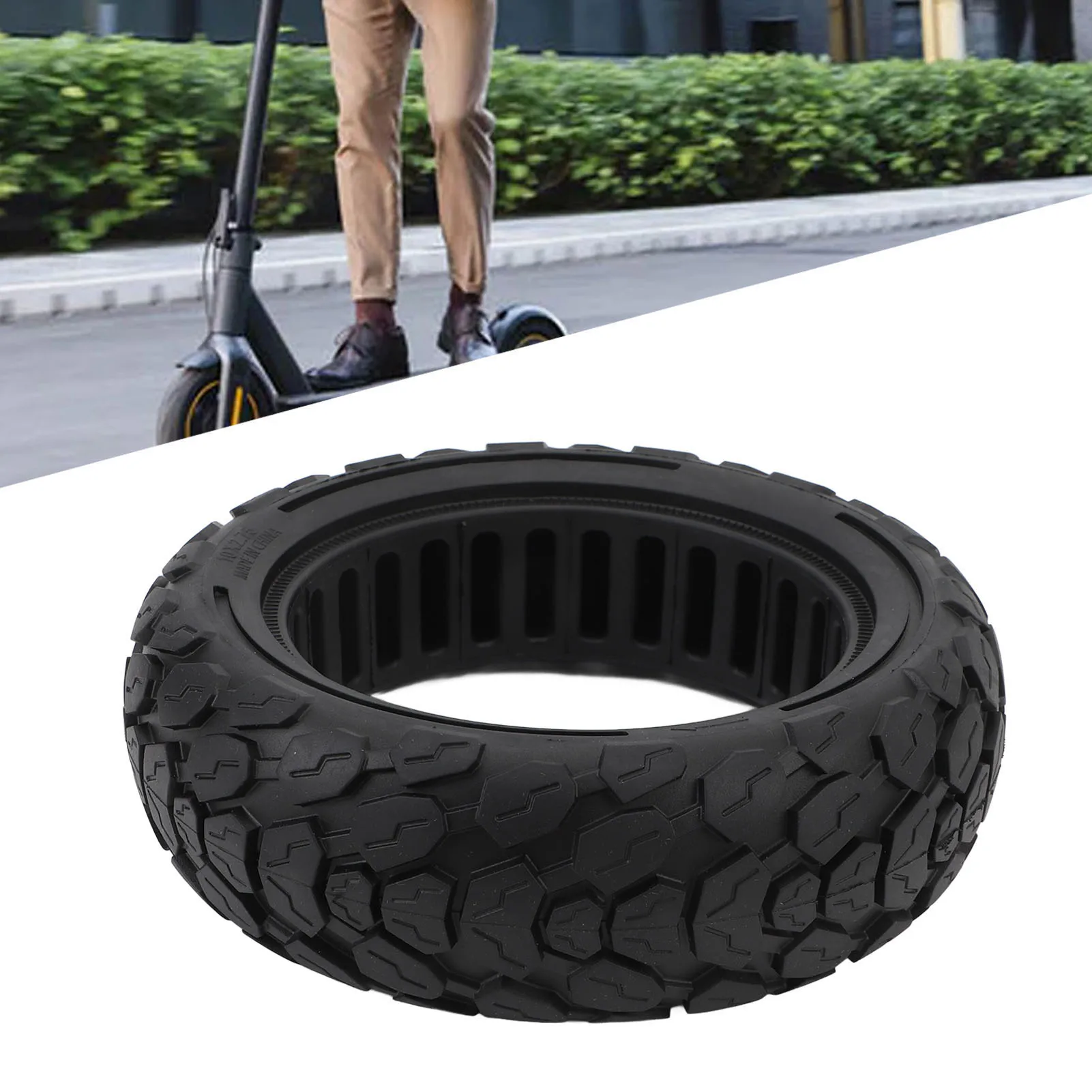 

Electric Scooter Honeycomb Tires Stable Electric Scooter Tire Rubber Explosion Proof 10X2.75 for Replacement