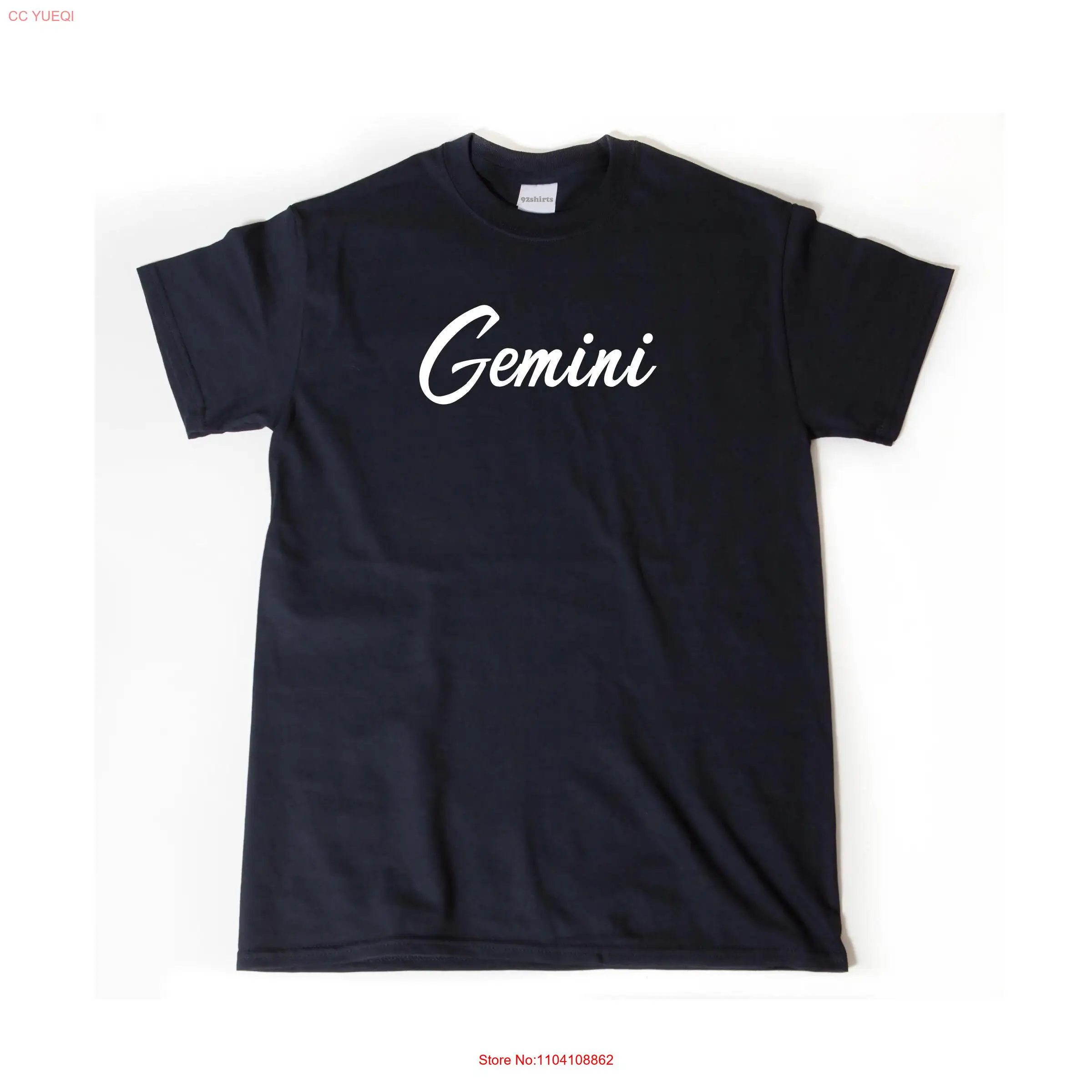 Gemini T Shirt Astrology Birthday Funny For Him Or Her long or short sleeves