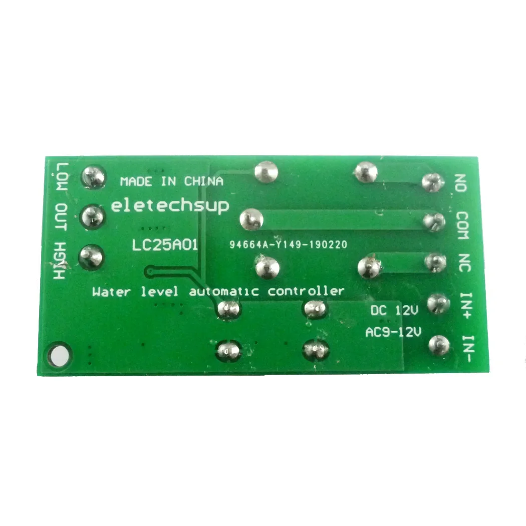 1/2/3PCS Automatic Water Level Controller Module DC12-15V AC9-12V 10A Water Pump Solenoid Valve Driver for Aquarium Water Tower
