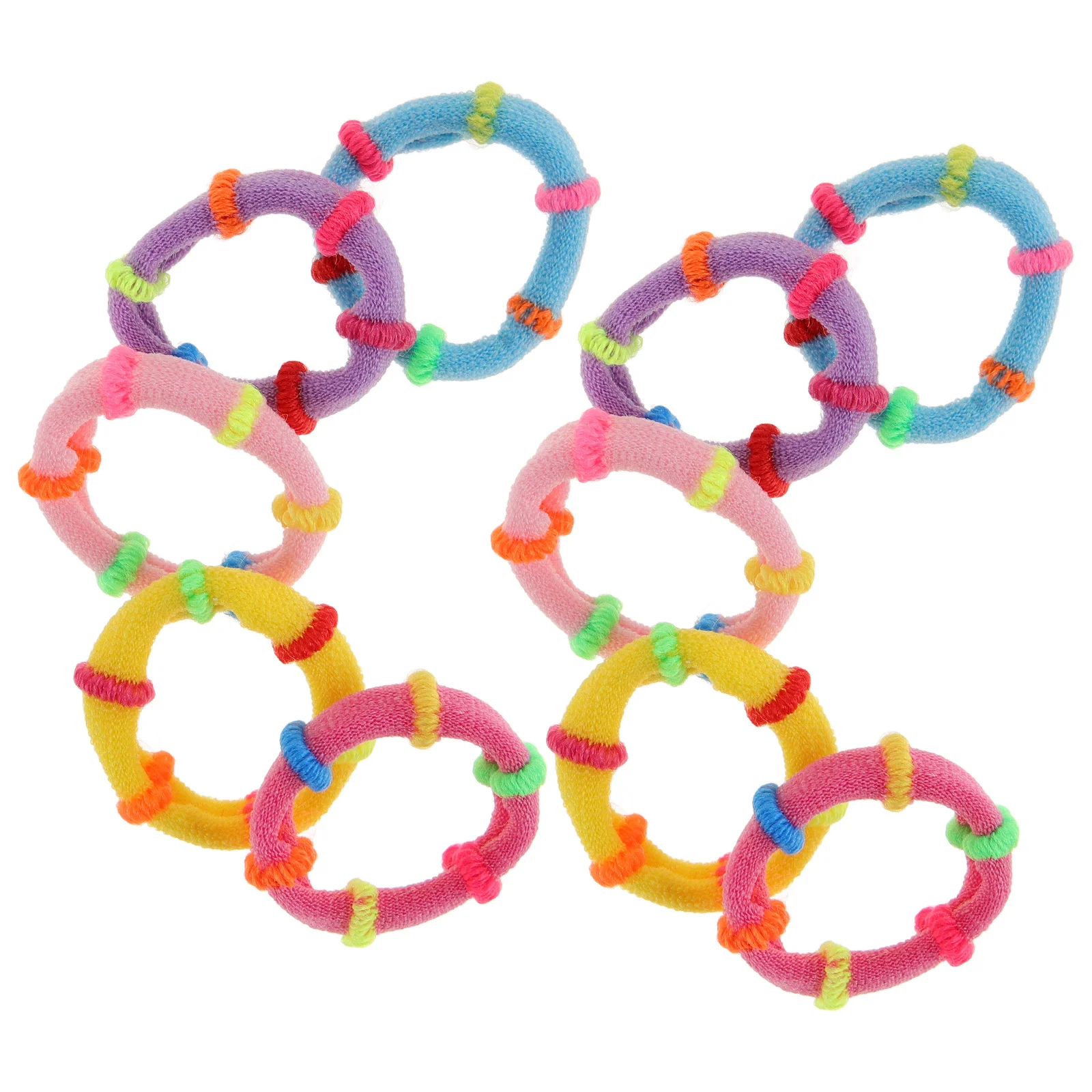 

200Pcs High Elastic Hair Ties Small Soft Polyester Mini Scrunchies for Ponytail Holders Hair Accessories