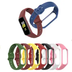 Smart Bracelet Accessories Watchband Strap Replacement Soft Silicone Bracelet Wristband for Samsung Galaxy Fit 2 SM-R220