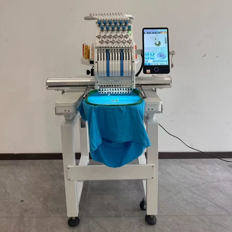 2026 New Dahao PRO electronic control, computerized embroidery machine, single head 12-needle industrial embroidery machine