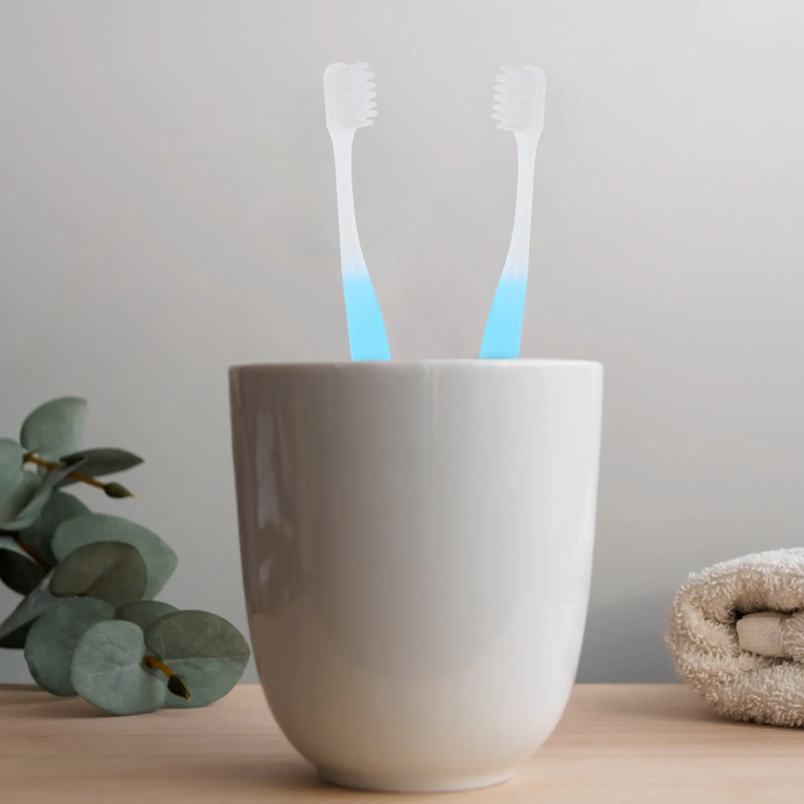 

10 шт. ультрамягких зубных щеток для взрослых, с маленькой головкой, для чувствительных десен, компактные портативные зубные щетки для путешествий, дома и отелей