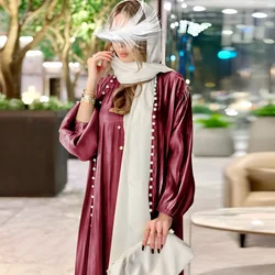 Islamic Set Of Two Pieces 2024 Abaya Eid 2024 Muslim Woman Clothes Kebaya Kaftan Turkey Caftan Femme Women's Prayer Dresses