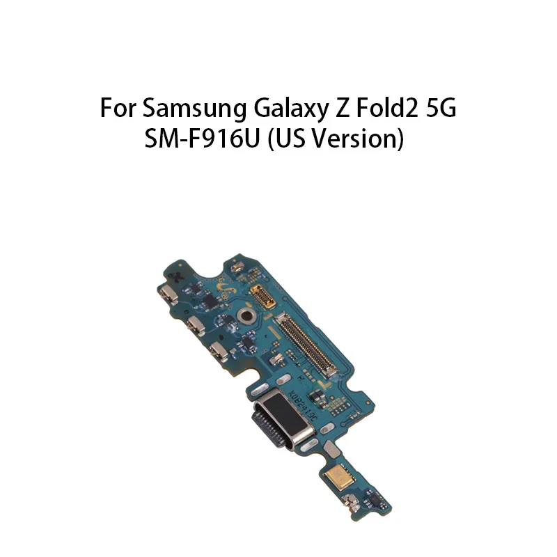 Charging Flex For Samsung Galaxy With Fold2 5G SM-F916U (US Version) USB Charge Port Jack Dock Connector Charging Board