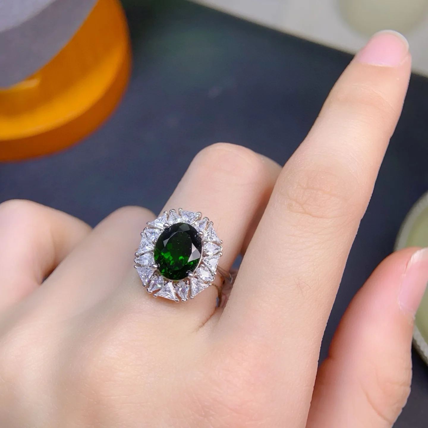 Solid Silver Natural Premium Solid Black Opal Pendant Necklace - 10*12mm Crystal Clear Cabochon Gemstone Jewelry