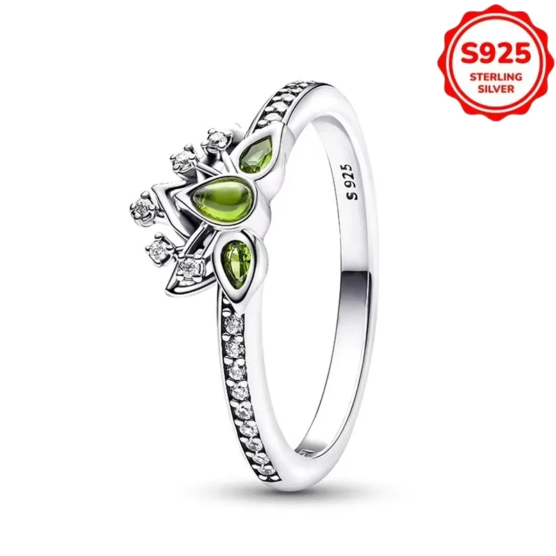 Women's S925 Silver Stackable Sun Moon Star Butterfly Ring Set
