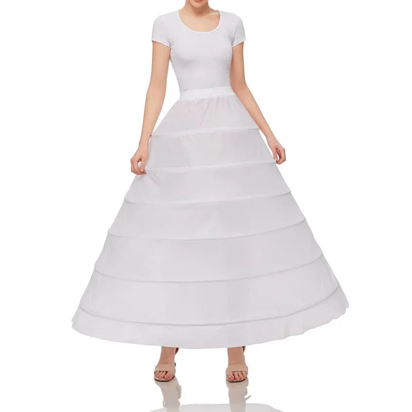 

6 Hoop Petticoat Underskirt for Bridal Wedding Prom Dresses Ball Gown