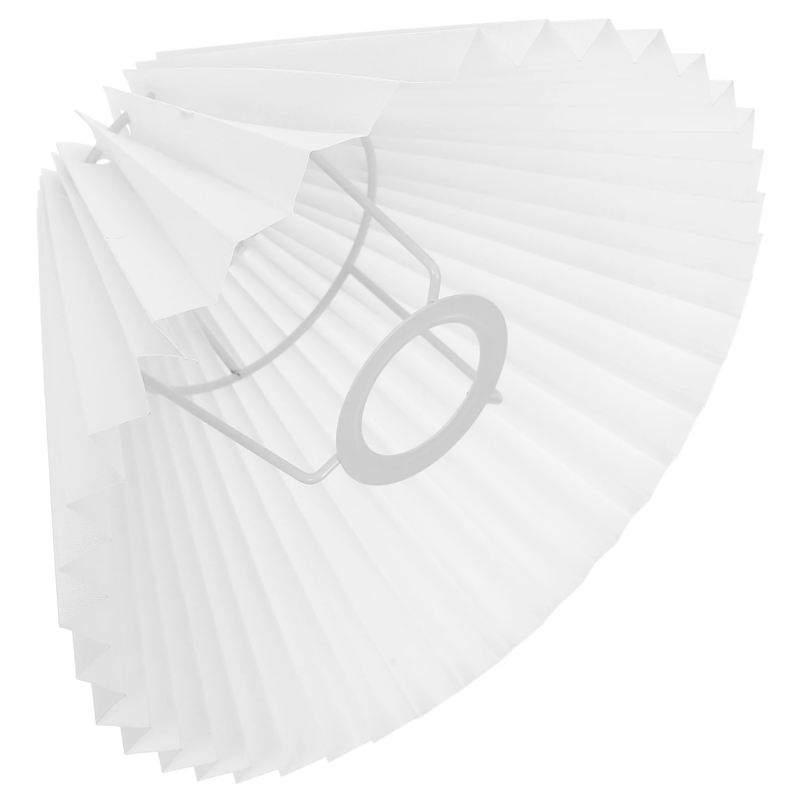 

Pleated Fabric Lampshade Scallops Shades Replacement Floor Chandeliers Wavy Pleated Lampshades Table Retro Fabric