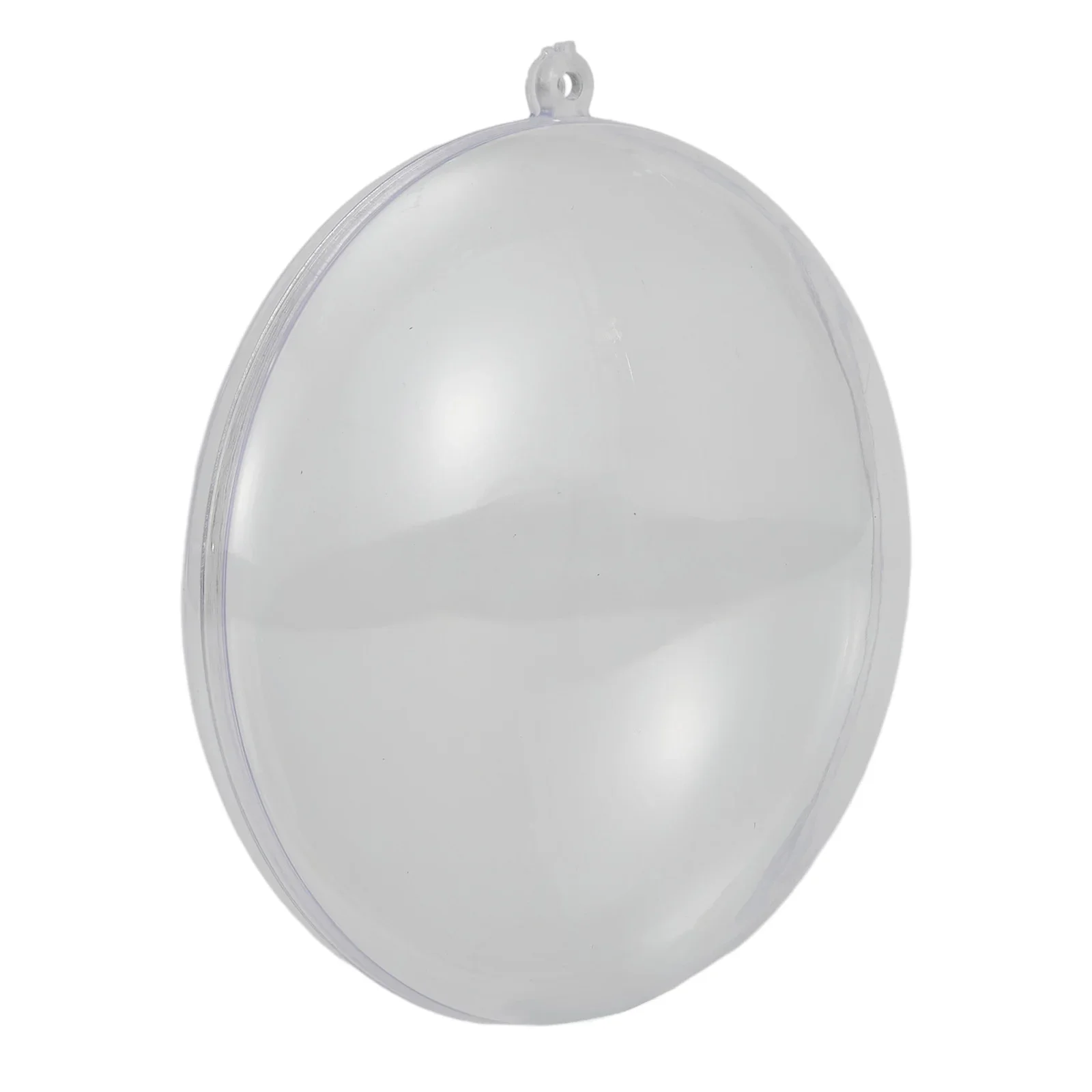 Flat Ball Plastic Clear Baubles Open Ball Candy Gift Box Home Decor For Wedding Christmas 7/9/11cm